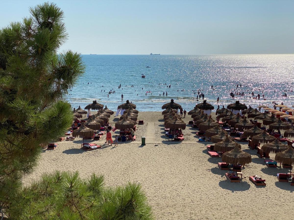 Sunset Sea View - Beachfront Balcony - Ac - Wifi Apartman Durrës Kültér fotó